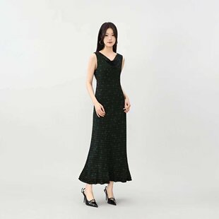 连衣裙550057 高贵洋气时髦显瘦无袖 1S23639 2026夏新款 A家正品