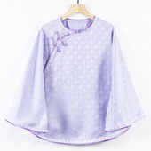 250807 桑蚕丝改良减龄清新格格服小衫 华族经典 民国旗袍上衣新中式