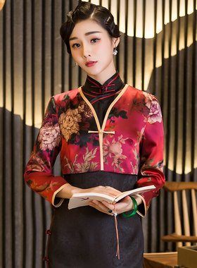 华族经典中式真丝搭配旗袍小外套