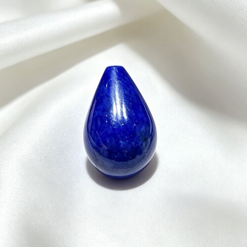 天然老矿帝王青青金石水滴吊坠
