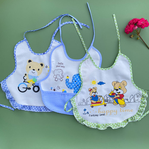 加大宝宝防水围兜围嘴无袖喂饭