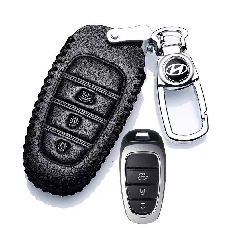 2023款北京现代第五代途胜L车钥匙套2022款途胜真皮包男士扣2021