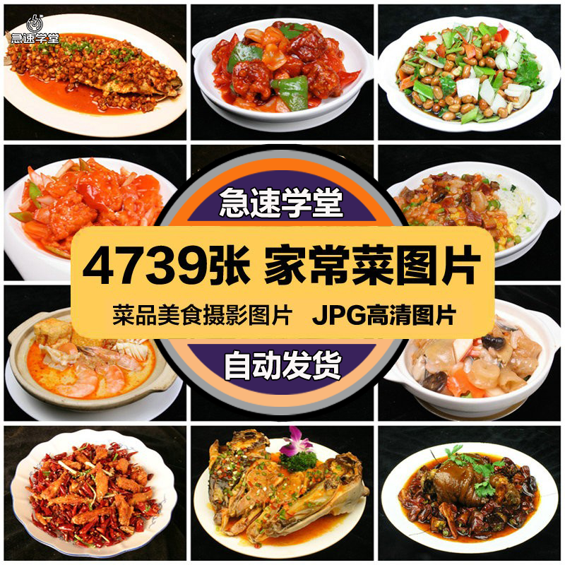 高清美食菜品菜谱JPG图片家常菜图库美工设计喷绘打印素材