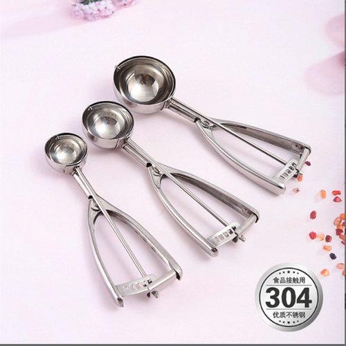 304钢冰淇淋球勺芋泥麻薯挖球器