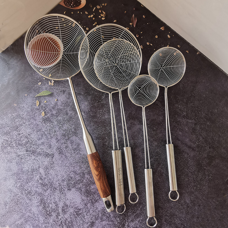 304不锈钢珍珠线漏火锅饺子捞勺