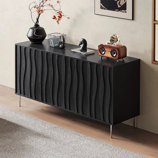 柜家用入户一体靠墙储物柜门口玄关收纳柜大容量 中古风条纹鞋