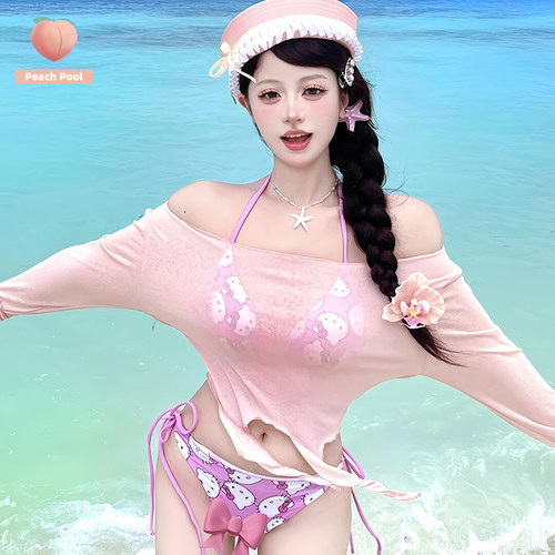HelloKitty日系可爱少女比基尼