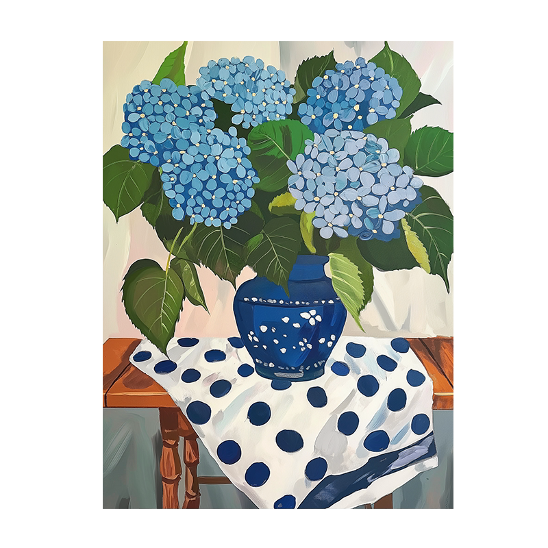 布纸有爱现代花卉装饰画