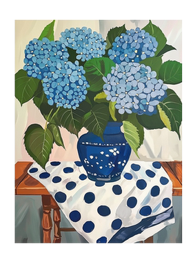布纸有爱现代花卉装饰画