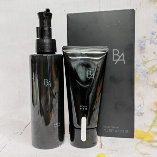 POLA黑BA洗手液140ml+护手霜75g
