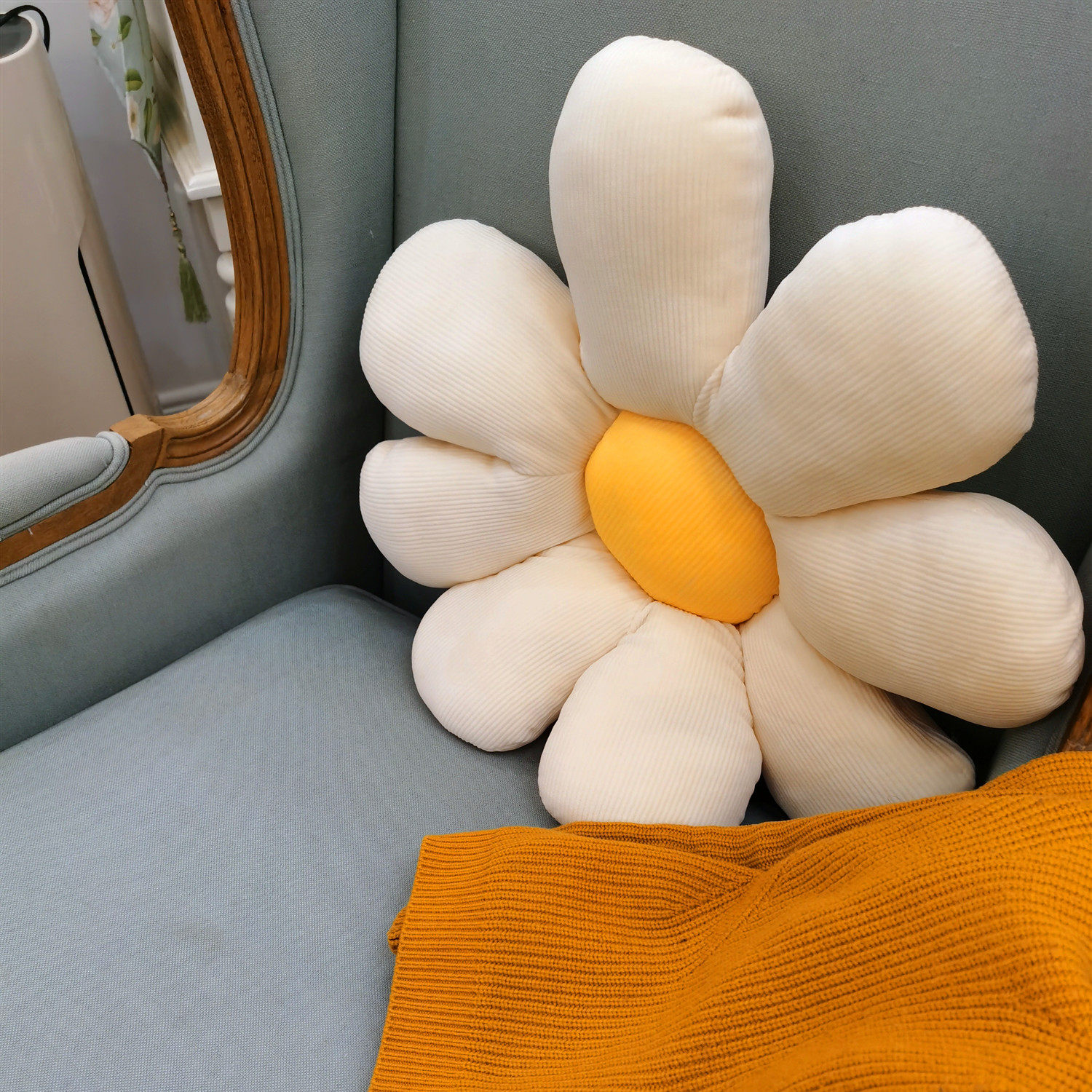 小雏菊椅背靠垫 坐垫 宠物垫子 沙发抱枕椅垫鸡蛋花 汽车靠背,居家布艺,椅垫,淘宝优惠券,粉丝福利购,淘宝优惠卷