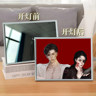 流氓叙事ins满天星摆台黛利拉简约定制小夜灯灯光画桌面摆件创意