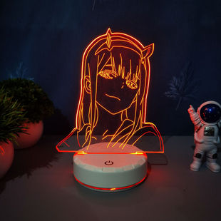 动漫亲爱的弗兰克斯02国家队周边手办创意led小夜灯圣诞礼物摆件
