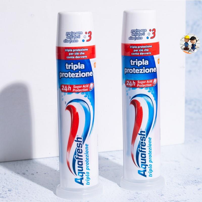 Aquafresh Fresh Minty Whitening Pump Action 3in1 Toothpaste