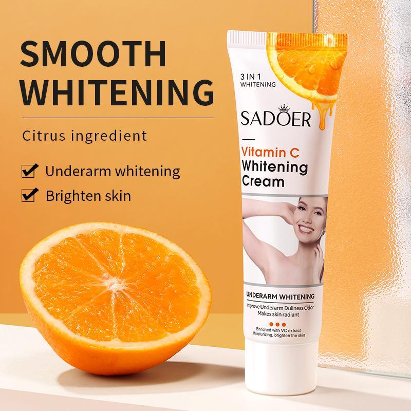 3PCS SADOER SMOOTH WHITENING VC CREAM VC腋下美白霜 3件外贸款