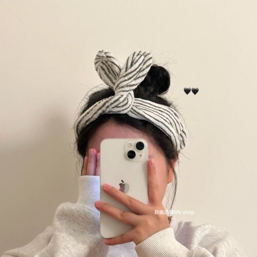 ins风洗脸束发带洗漱发箍发饰