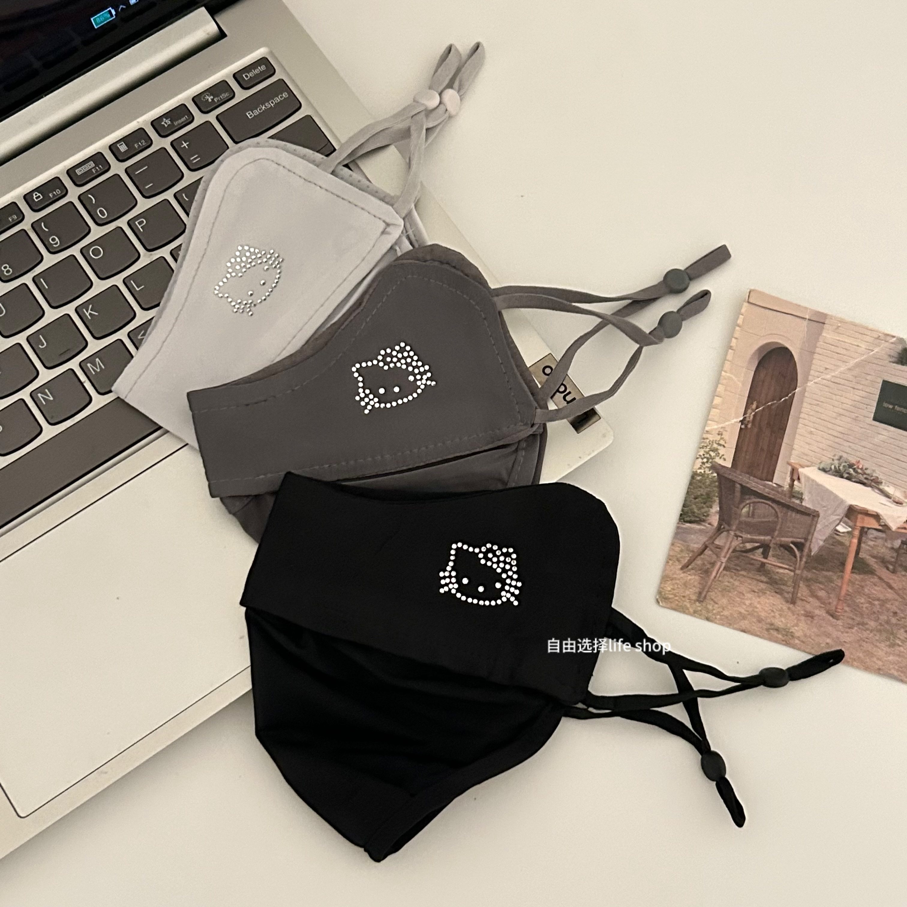 简约KT猫防晒口罩女夏季