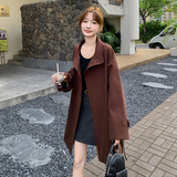 格纹拼接减龄灰色风衣外套女春秋2025新款收腰显瘦气质巨好看大衣，女装风衣，浙宝165