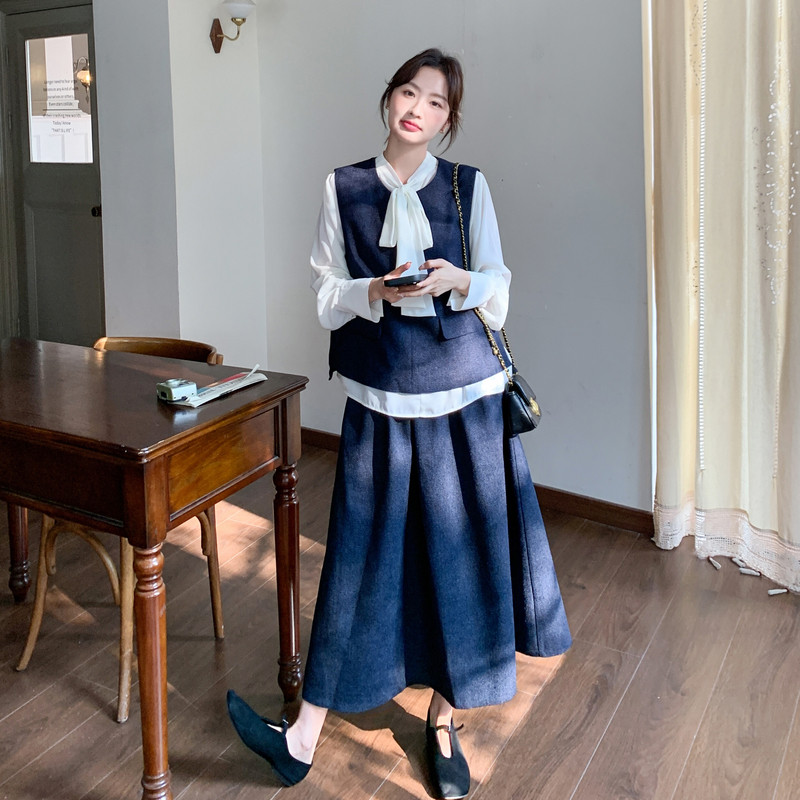 26春全新2B227衬衫马甲三件套388P195K318,女装大码女装,2B227