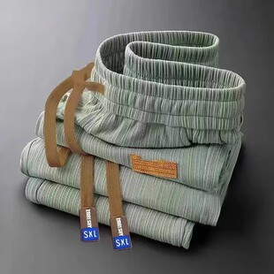 筒裤 子外贸夏季 百搭休闲薄款 2025裤 撤柜冰丝直 运动裤 捡漏男士