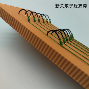 大力马子线双钩无刺新关东子线仕挂防咬耐磨子线罗非鲳鱼钩鲢鳙钓