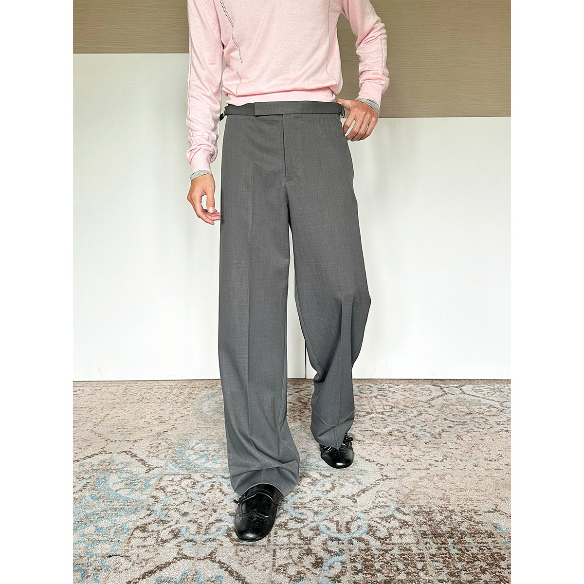 TRENDYWU经典老钱“纯粹”西裤