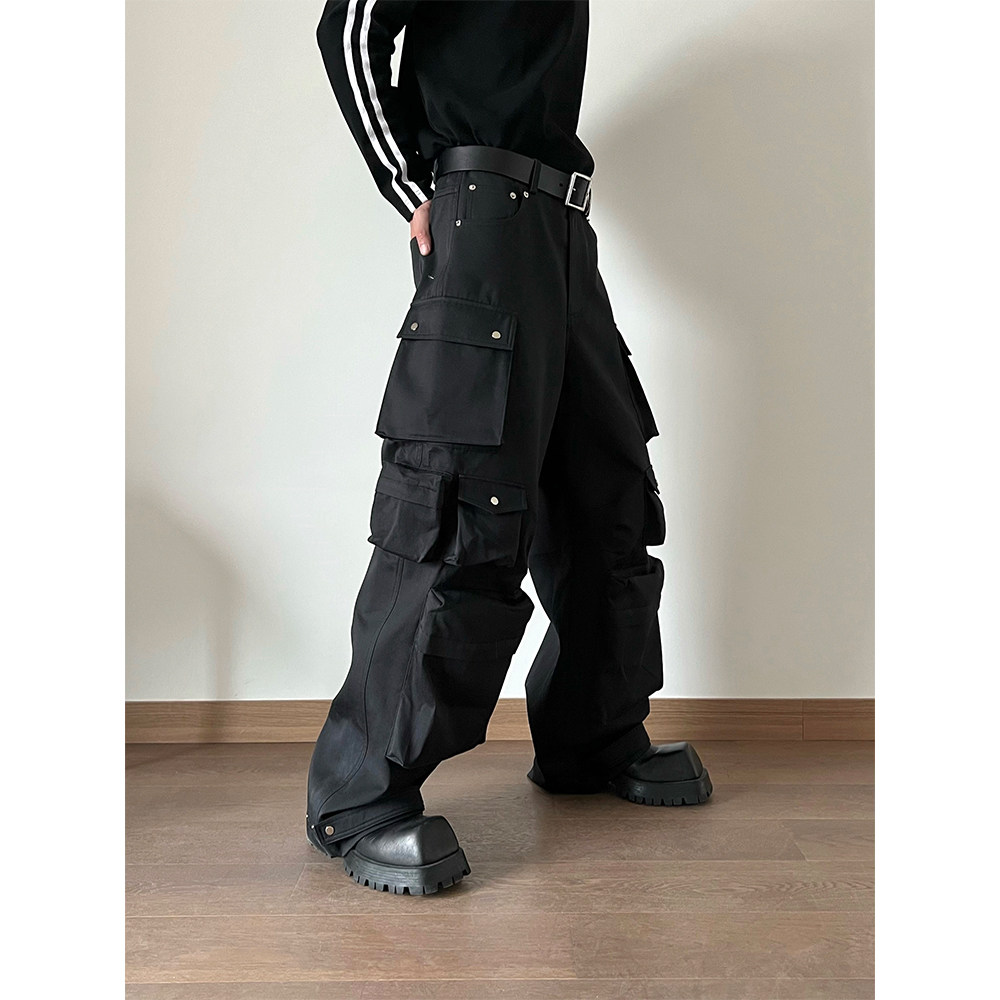 TRENDYWU高街vibe百搭炮弹裤