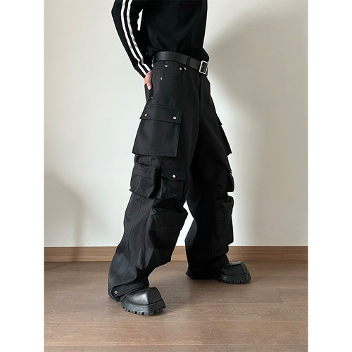 TRENDYWU高街vibe百搭炮弹裤