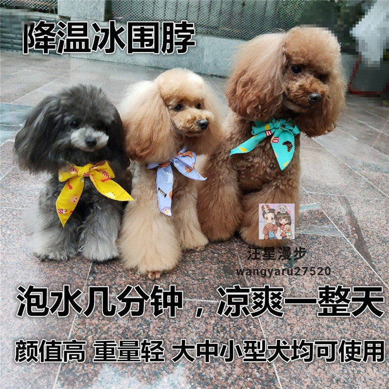 现货降温冰围脖Geek Planet宠物猫狗狗夏季防暑冰围巾户外防中暑