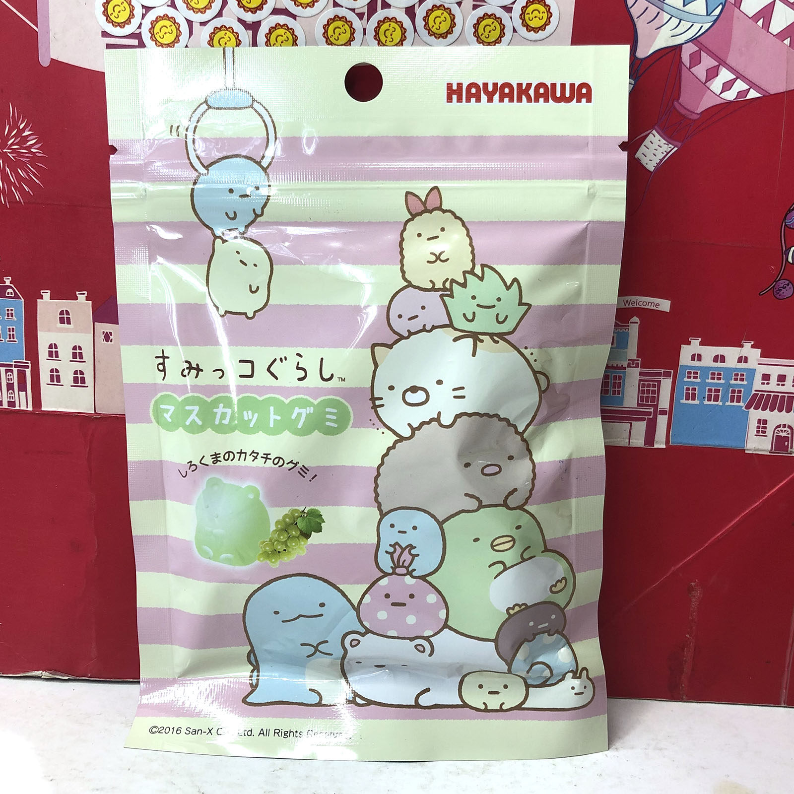 临期日本进口早川角落生物版葡萄味软糖40g/杉本屋汽水味橡皮糖
