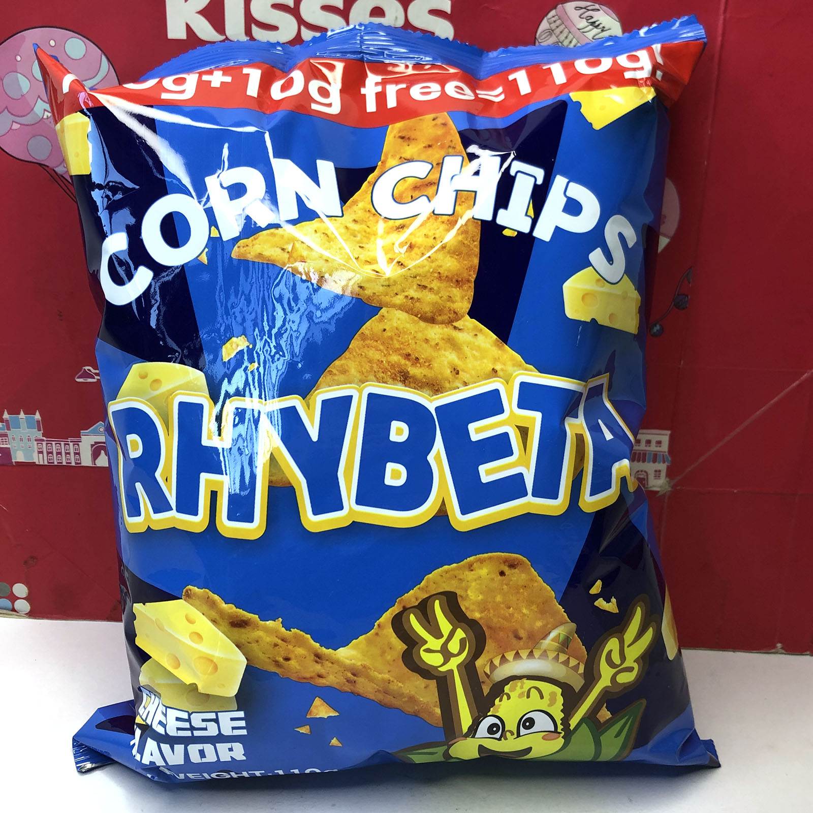 临期特价 菲律宾进口奶酪味玉米片110g网红休闲办公下午茶小吃