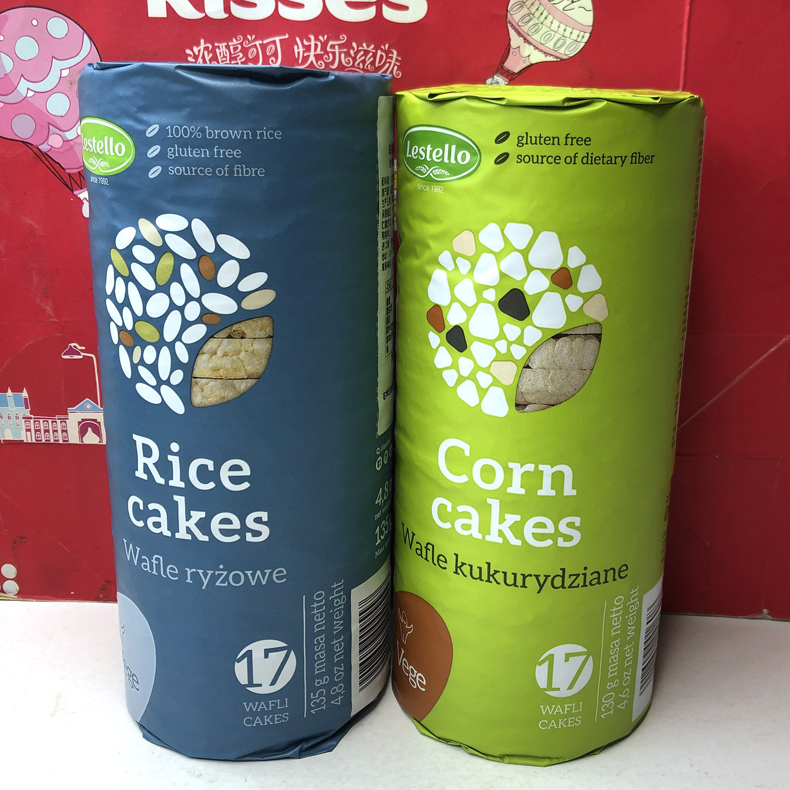 临期 波兰进口甘齿记谷物圆饼100g糙米饼健身休闲膨化零食