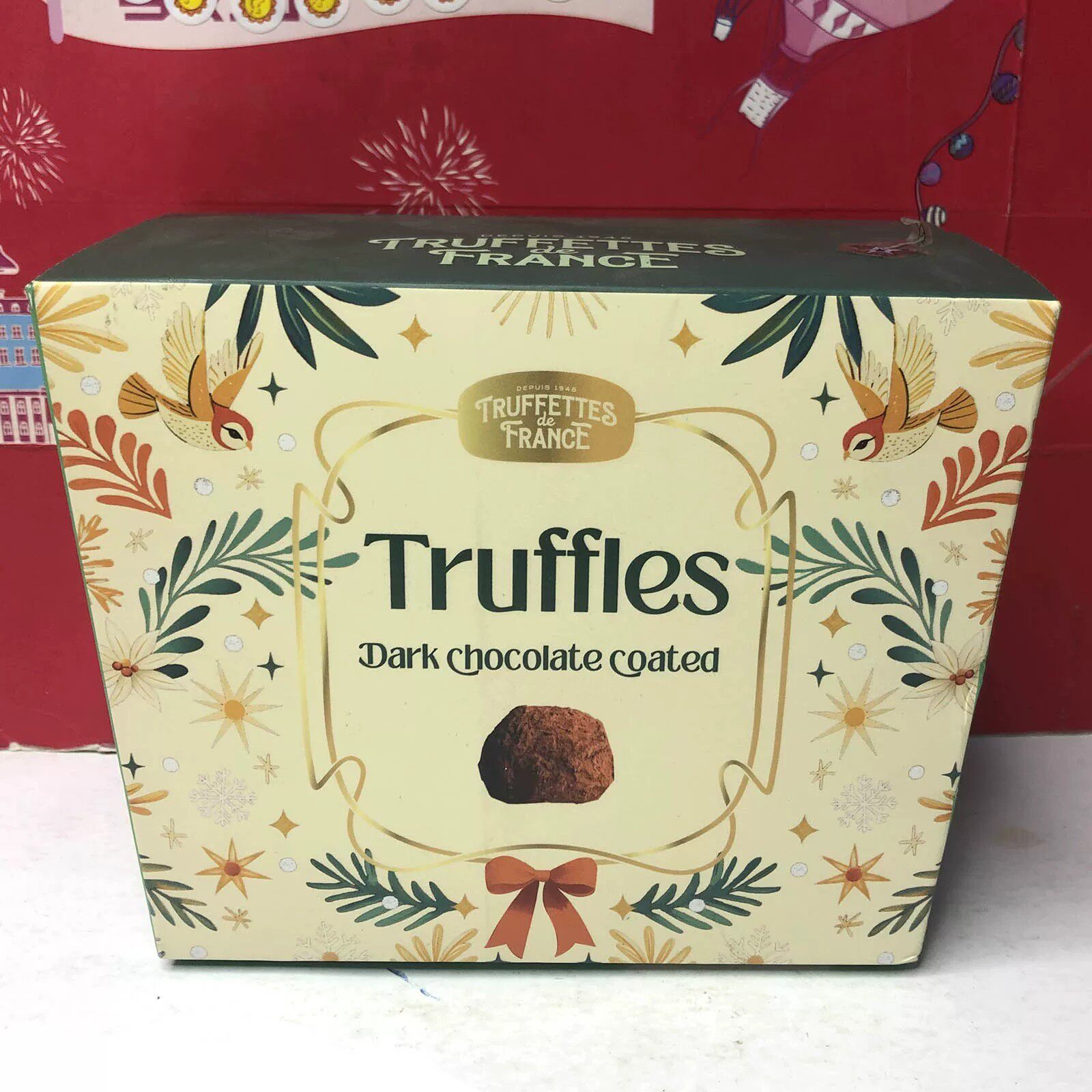 临期特价 法国进口Truffettes乔慕夹心松露形黑巧克力制品120g