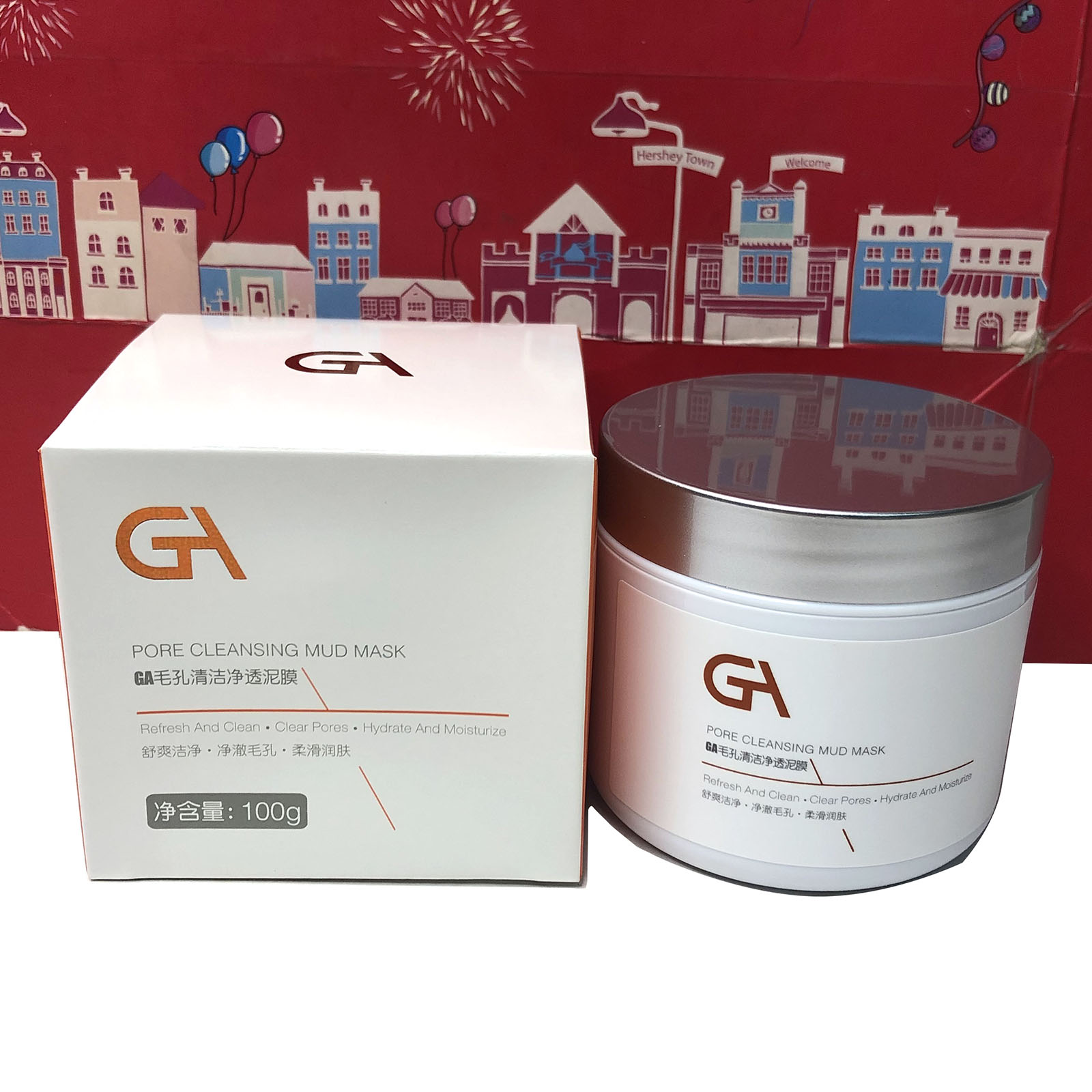 临期日化 毛孔清洁净透泥膜100g舒爽洁净净澈毛孔柔滑润肤洁面