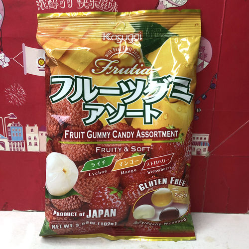 临期清仓 日本进口春日井什锦果味软糖102g/抹茶牛奶味糖果81g