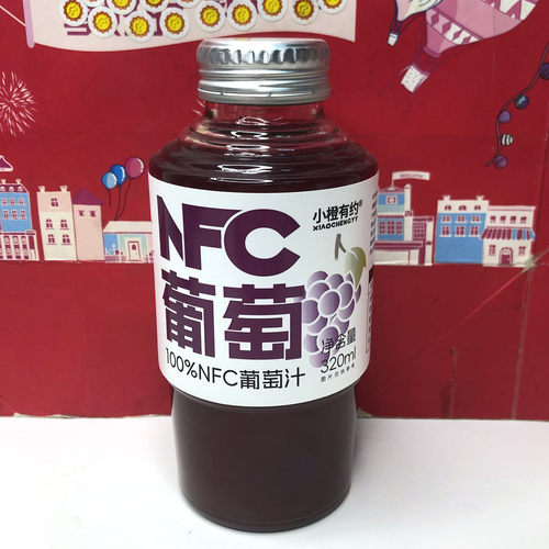 临期特价 NFC苹果汁葡萄汁橙混合汁320ml网红休闲饮品饮料