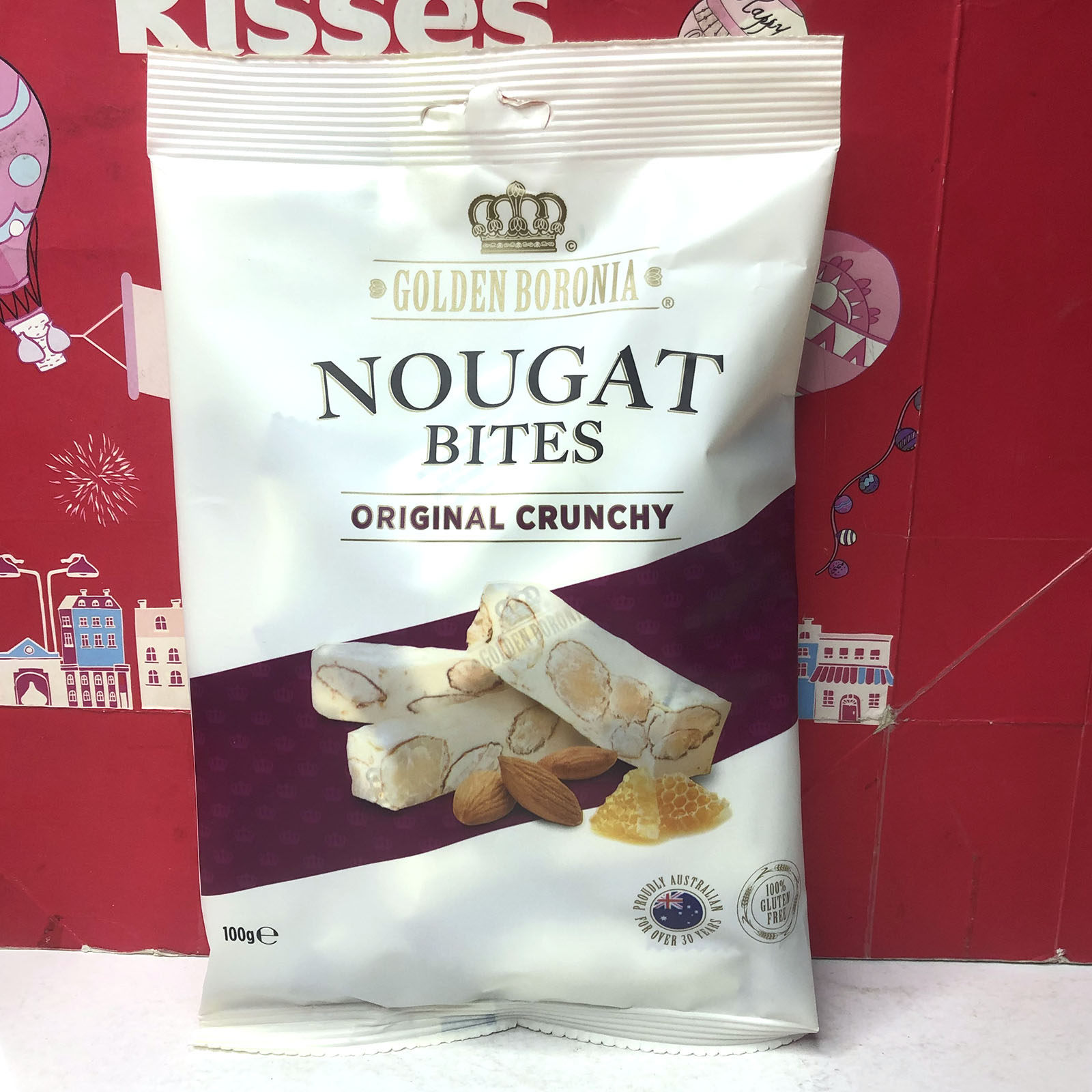 临期 澳大利亚原味卡布奇诺味松软/酥脆牛轧糖果100g独立装零食
