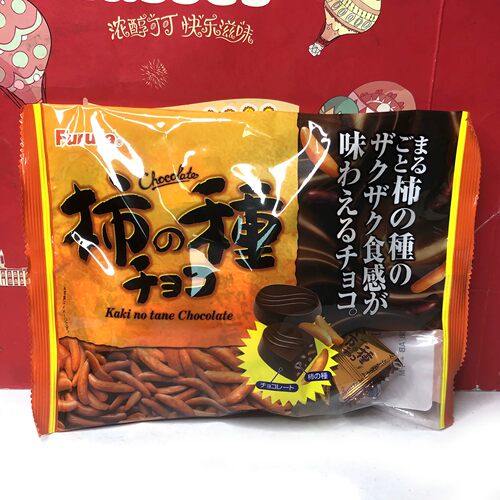 临期 日本进口富璐达米果花生巧克力113.4g袋装 办公休闲零食品