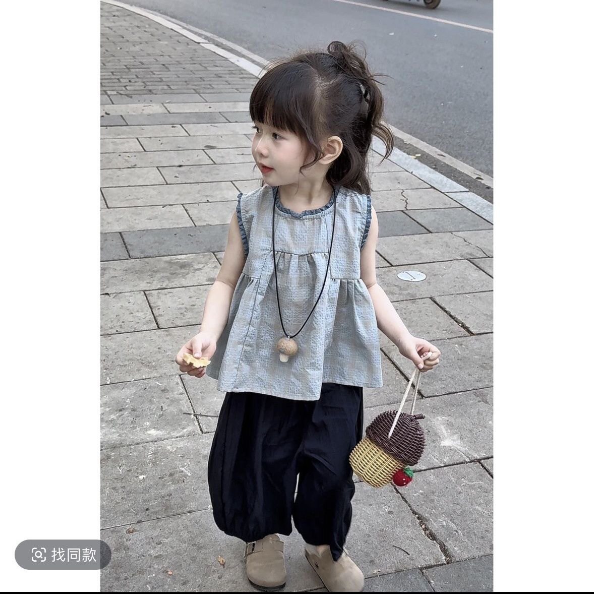 女童夏装套装夏季新款宝宝上衣