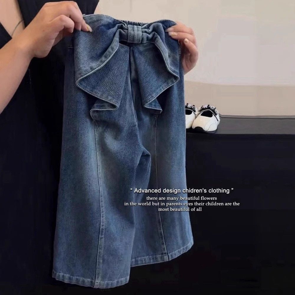 韩版女童春装爆款牛仔裤