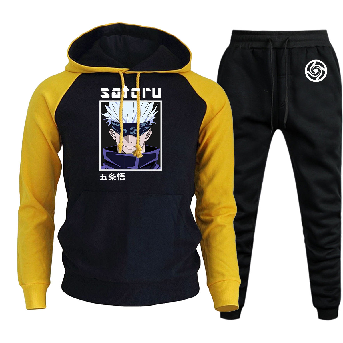 mens sportswear sets jujutsu kaisen hoodies pant sweatshirts