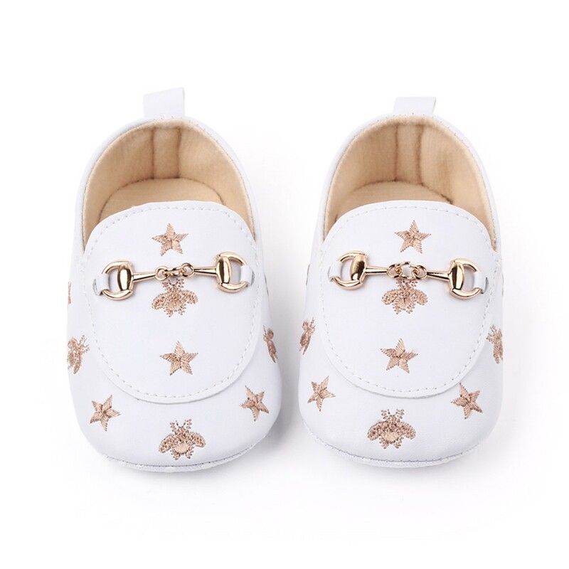 1pair baby girl infant cute fashion pentagram pattern shoes
