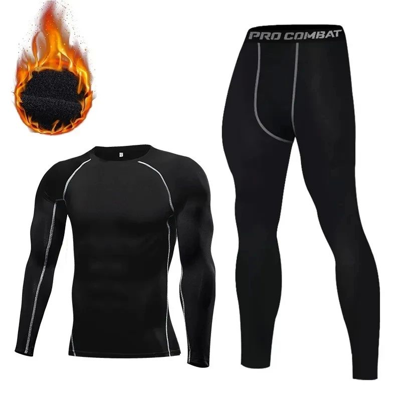 Winter Thermal Underwear For Men Keep Warm Long Johns Base L 女士内衣/男士内衣/家居服 保暖套装 原图主图