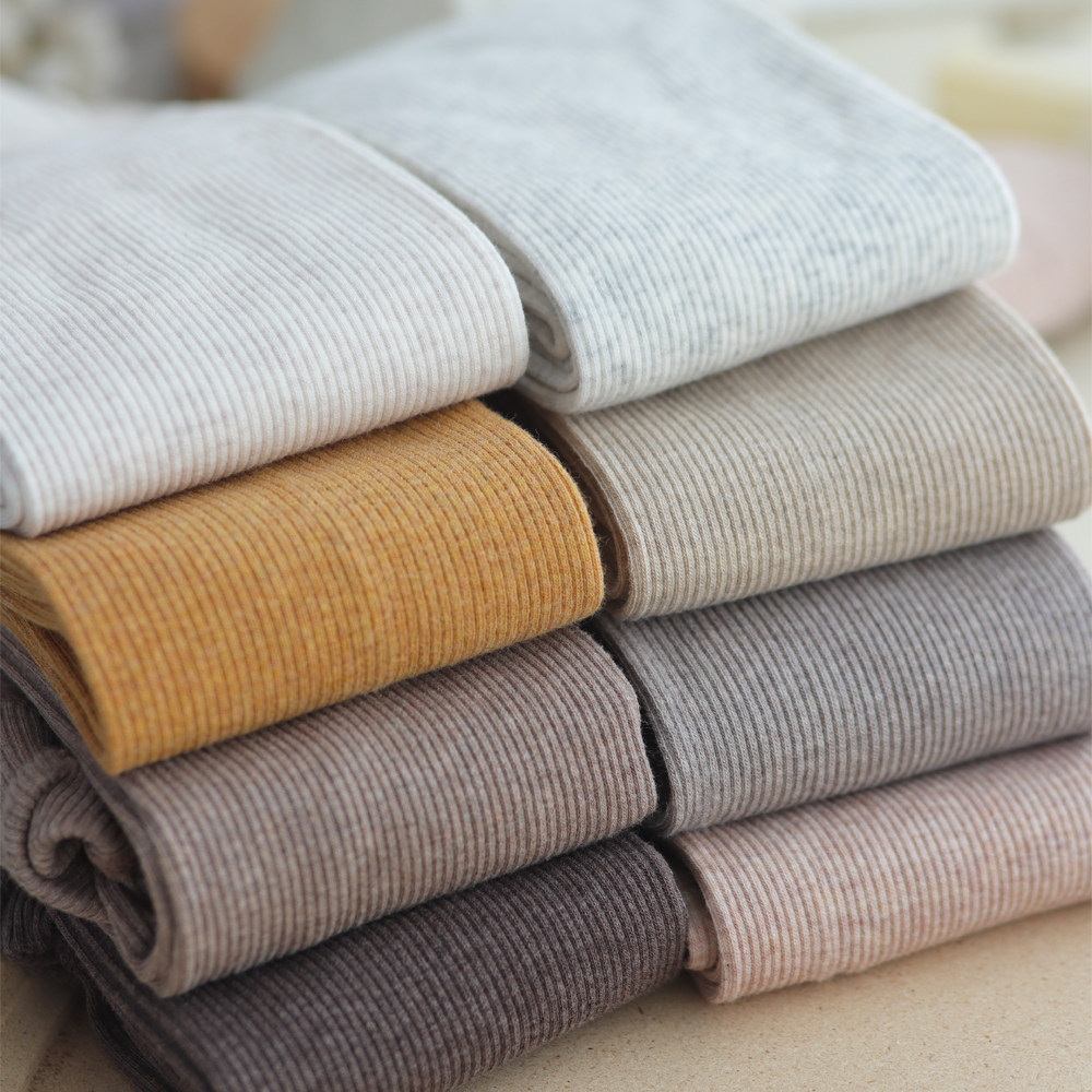 秋冬竖纹纯棉九分外穿打底裤女咖啡燕麦色高腰螺纹针织显瘦连裤袜,女士内衣/男士内衣/家居服,连裤袜/打底袜,淘宝优惠券,粉丝福利购,淘宝优惠卷