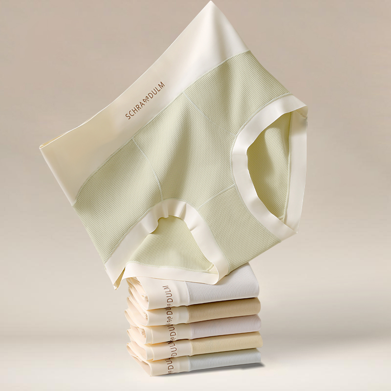 第二件半介~高腰收腹冰丝女内裤