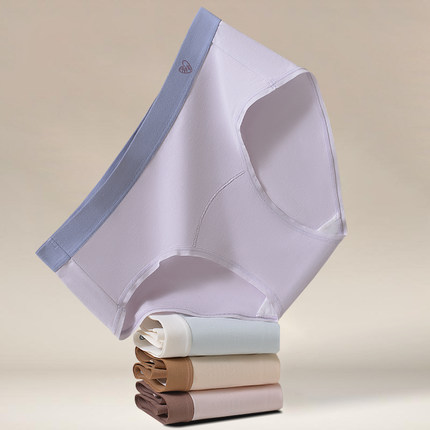 a类婴儿棉7A舒适柔软内裤女纯棉抗菌透气撞色简约大码少女三角裤