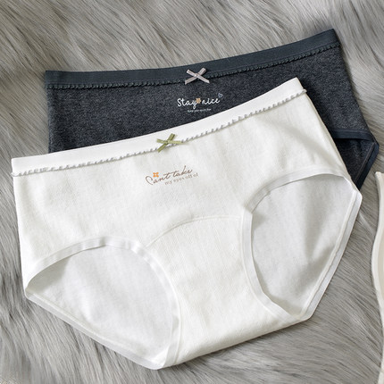 内裤女2025新款纯棉7a级抗菌加长裆亲肤透气短裤女生甜美三角裤头