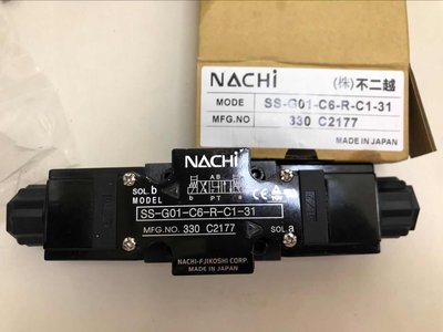 日本不二越溢流阀 NACHI电磁阀 SS-G01-C7Y-R-C115-E31电磁换向阀