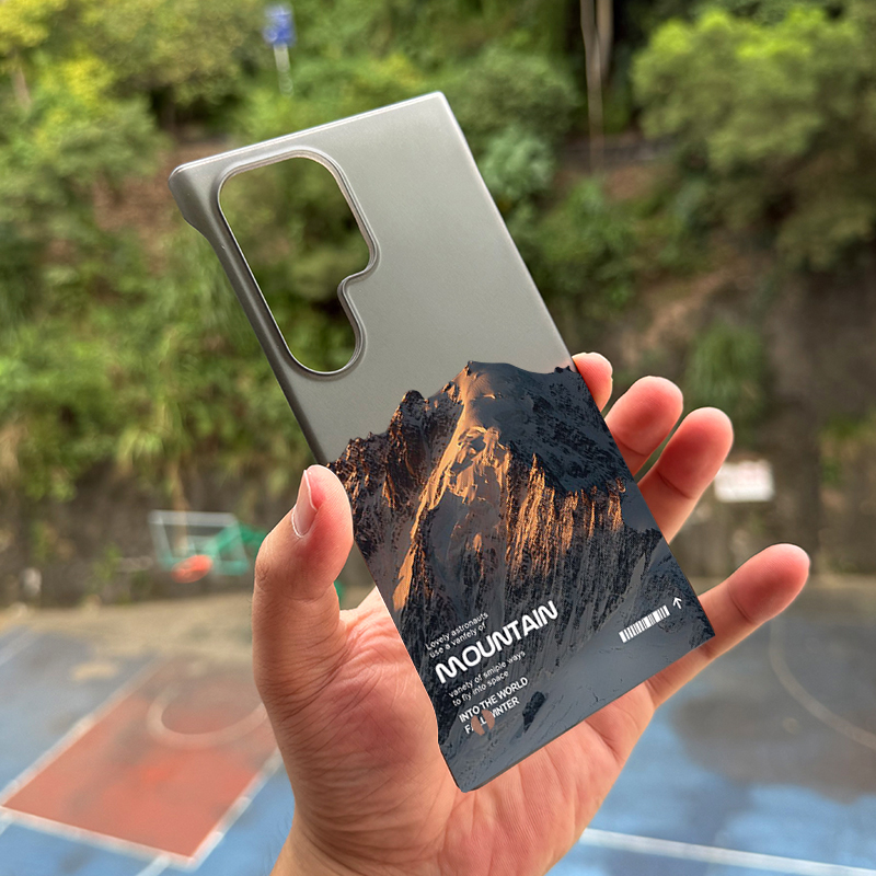 适用于三星s25Ultra手机壳创意风景油画Samsung/三星s24Ultra磨砂半透明情侣男女外壳note20u超薄散热s23边框