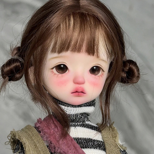 bjd娃娃6分bjd正版 娃娃bjd6分yomi.呆萌女bjd素体娃娃bjd人偶娃娃